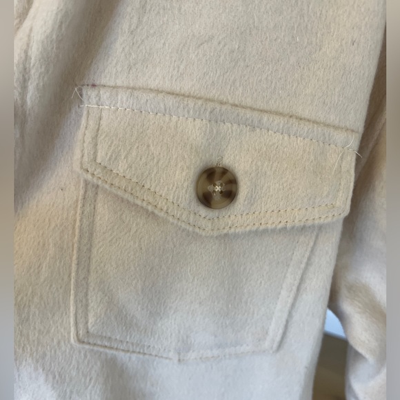 Beautiful and soft - never worn, creamy shacket. - Picture 6 of 7